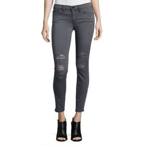 FRAME Le Skinny De Jeanne Greys Inn Rip Jeans- size 29